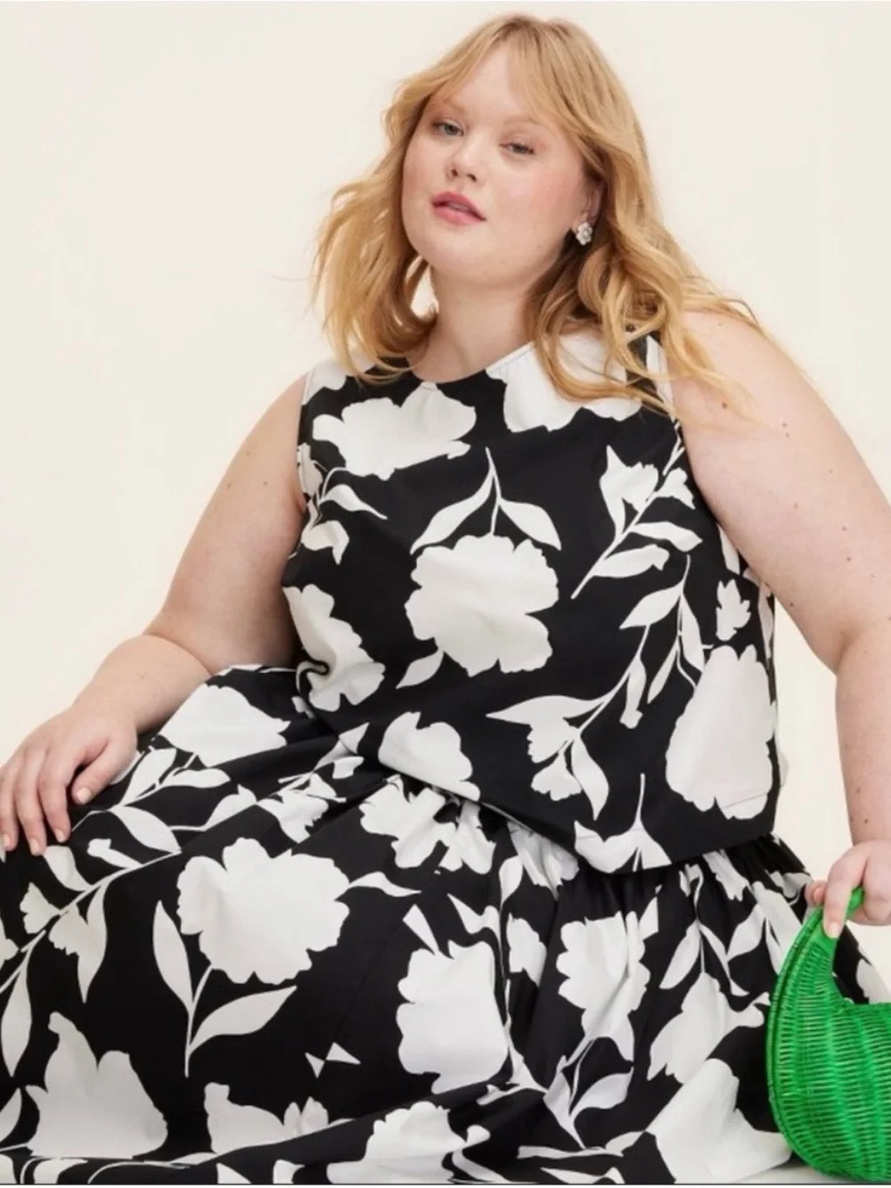 Kate Spade x Target green wicker bag
